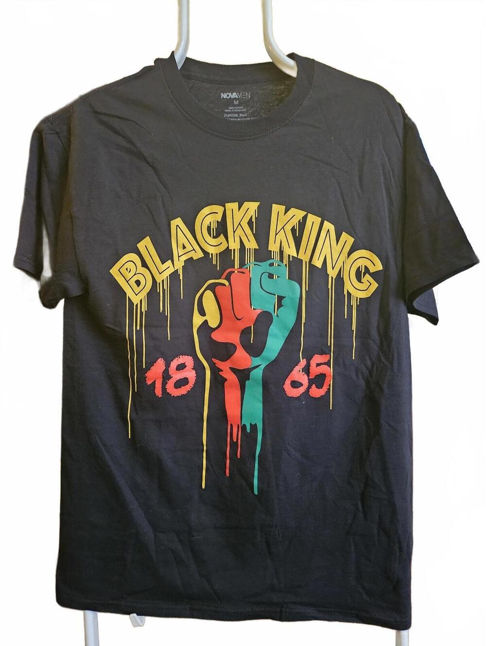 New - Black King 1865 T-Shirt - Size M - Fashion Nova Men NWOT